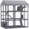 Catio Enclos Exterieur Pour Chat De 81\" H Avec Plancher