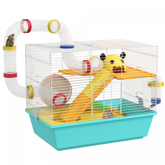 Cage pour hamster nain et gerbille avec tunnels