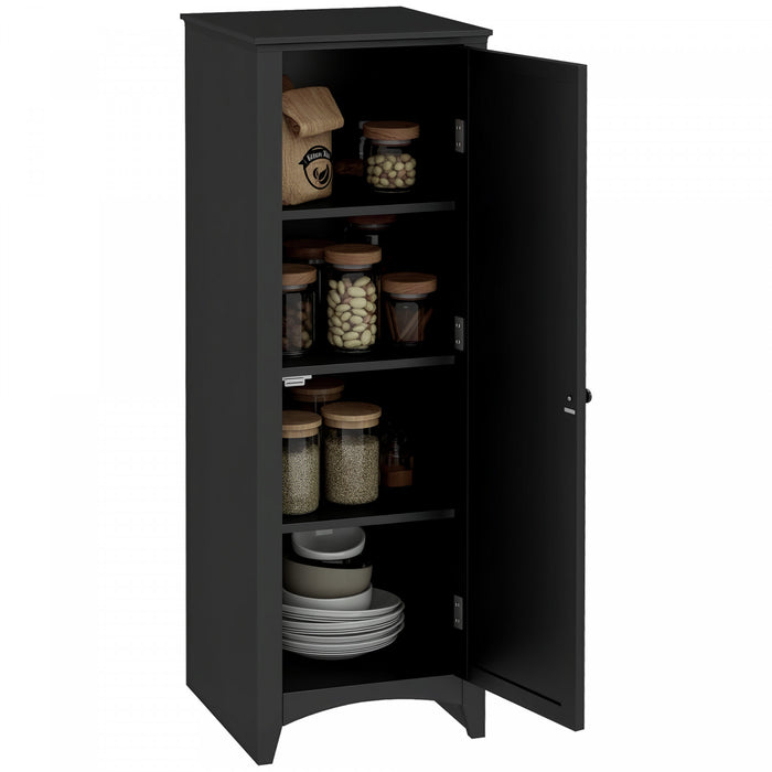 HOMCOM Armoire de garde-manger de cuisine avec tablettes reglables