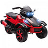VTT Qaba pour enfants, quad 12 V a batterie, voiture electrique tout-terrain pour enfants avec roues suspendues, demarrage progressif, lumieres LED, musique, rouge