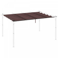 Outsunny Auvent De Rechange Retractable Pour Pergola De 13,1 X 9,8 Pi, Housse De Rechange Pour Pergo