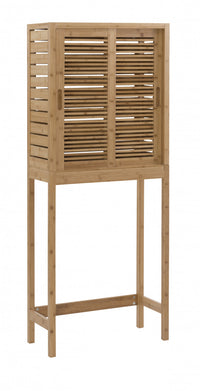 Armoire décorative à économie d’espace Bracken en bambou - naturelle