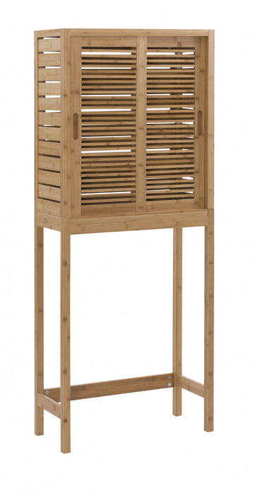 Armoire décorative à économie d’espace Bracken en bambou - naturelle