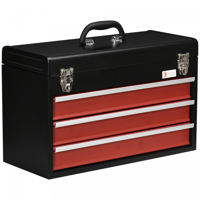 Durhand Boite A Outils En Metal Organisateur De Coffre Avec Tiroirs