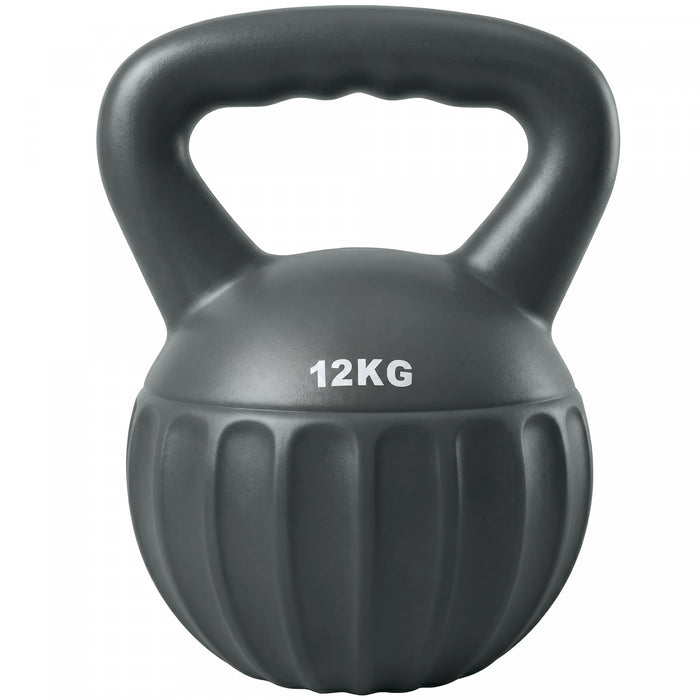 Soozier Kettlebell, 12 kg avec Poignee Antiderapante