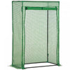 Outsunny Serre De Jardin Avec Cadre En Acier, 40\"l X 20\"l X 59\"h, Maison Chaude Pour Plantes De Tomates, Maison Chaude Avec Porte Enroulable, Housse En Plastique, Vert