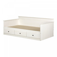  Plenny Lit de jour avec rangement Blanc antique, de Meubles South Shore