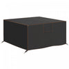 Housse impermeable pour mobilier de patio Outsunny, 140 x 140 x 71,5 cm, Noir
