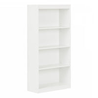 Bibliothèque Axess à 4 tablettes - blanc solide
