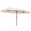 Outsunny Parasol Creme