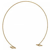 Outsunny 9.1ft Or Arc De Mariage Rond Support De Fond Pour La Fete