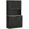 HOMCOM buffet moderne, armoire de cuisine avec placard de rangement