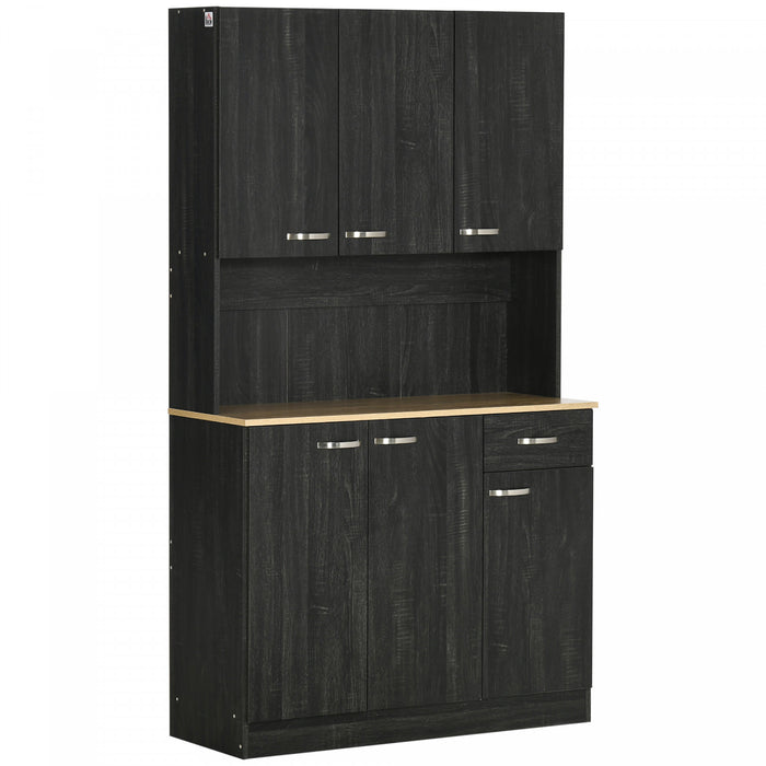 HOMCOM buffet moderne, armoire de cuisine avec placard de rangement