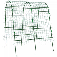 Outsunny Treillis De Jardin Pour Plantes Grimpantes, 6.8ft De Hauteur
