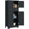 HOMCOM Armoire de rangement pour garde-manger de cuisine 50,5\" avec portes