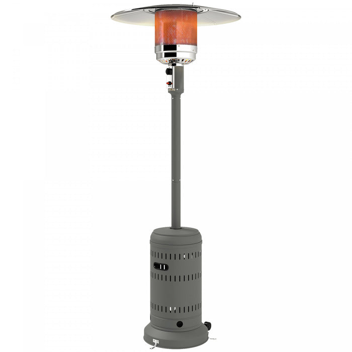 Outsunny Chauffage d'exterieur au propane 48 000 BTU, gris