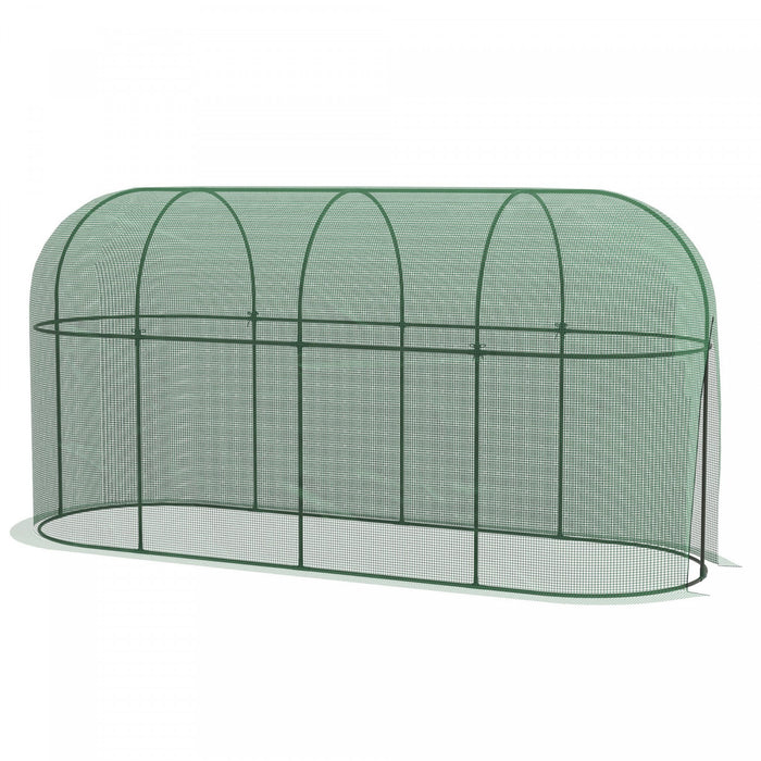 Outsunny Cage De Culture Avec Piquets De Terre
