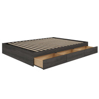 Bark Grey King Bed 