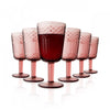 Ensemble De 6 Verres A Vin Arimi Claire, Rose