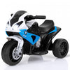 Costway Kids Ride On Motorcycle Bmw Autorise 6v Electrique 3 Roues Velo W / Musique Et Lumiere