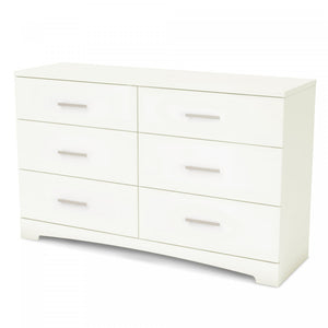 Gramercy Commode 6 Tiroirs - Blanc Solide