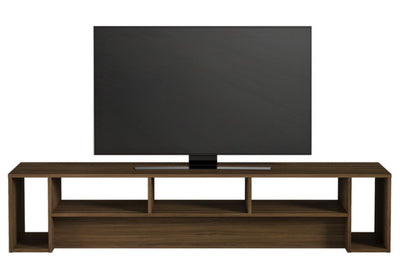 Nordika 72" Rustik TV Stand - Walnut|Meuble pour téléviseur Rustik Nordika de 72 po - noyer