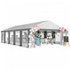Outsunny Tente de Reception et Abri de Voiture 10 x 6 m pour Evenements Exterieurs, Gris