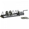 Soozier Support De Poids, Support De Support De Plaque De Poids Horizontal, Stockage De Plaque De Pare-chocs Avec Roues De Transport Pour La Salle De Sport A Domicile