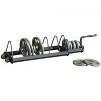 Soozier Support De Poids, Support De Support De Plaque De Poids Horizontal, Stockage De Plaque De Pa
