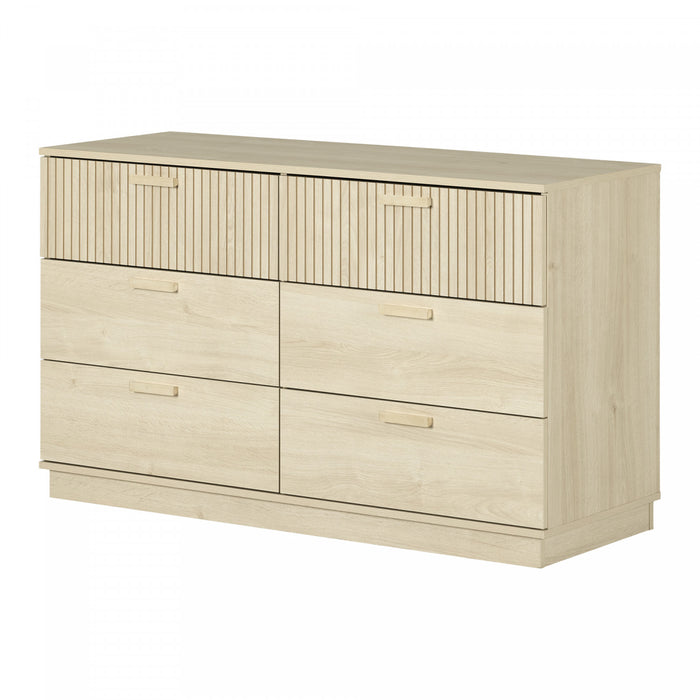 Noah Commode 6 tiroirs Chêne blanchi, de Meubles South Shore