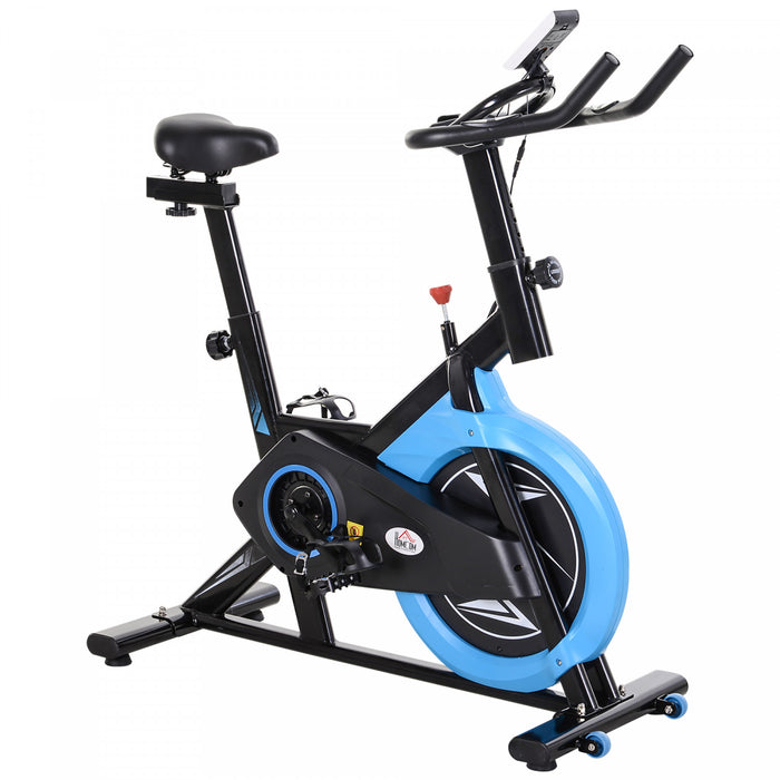Velo D'exercice Stationnaire Soozier, Velo D'entrainement A Entrainement Par Courroie A Volant D'inertie De 13 Lb, Avec Moniteur Lcd A Resistance Reglable