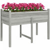 Outsunny Lit De Jardin Sureleve En Bois, Jardiniere Pour Fleurs De Legumes