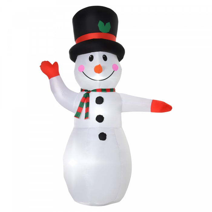 Homcom Bonhomme De Neige Gonflable