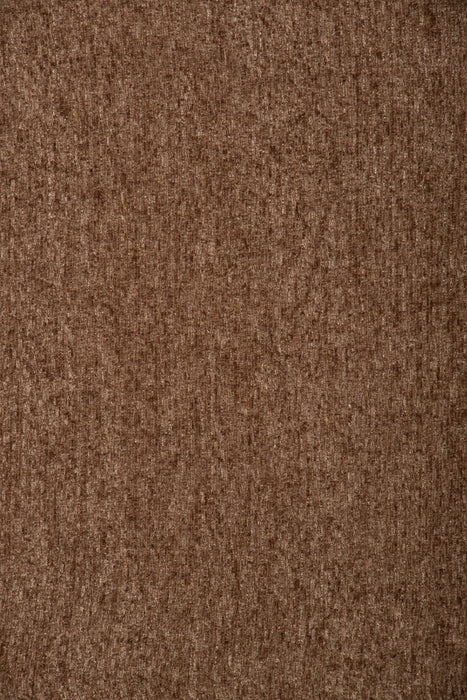 Fauteuil berçant inclinable de 35 po fabriqué au Canada en tissu de chenille - brun