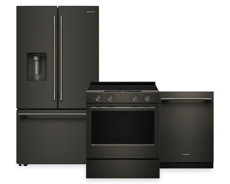Ensemble de 3 électroménagers KitchenAid pour la cuisine - minerai noir