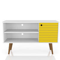 Meuble pour téléviseur Liberty de Manhattan Comfort de 42,52 po de style moderne du milieu du 20e si