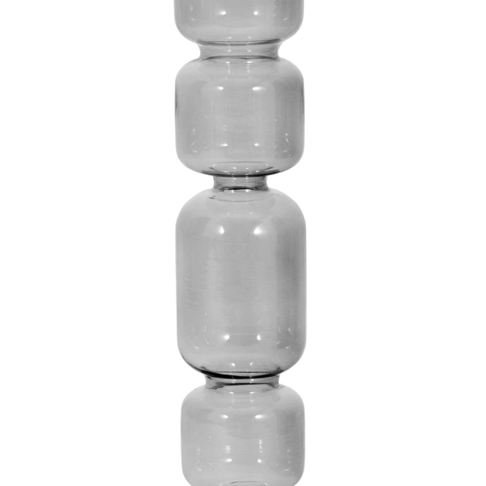 Bougeoir de 12 po à bulles mixtes - noir