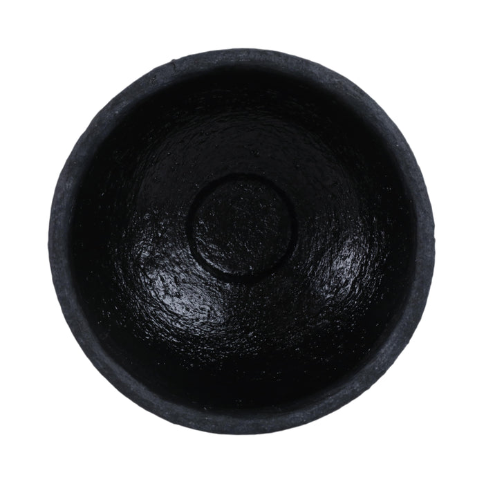Bol texturé de 12 po x 12 po - noir