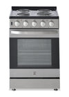 Cuisinière électrique amovible Kenmore de 24 po avec commandes à l’avant et éléments en serpentin - acier inoxydable - KKCTR24-FC-SS 