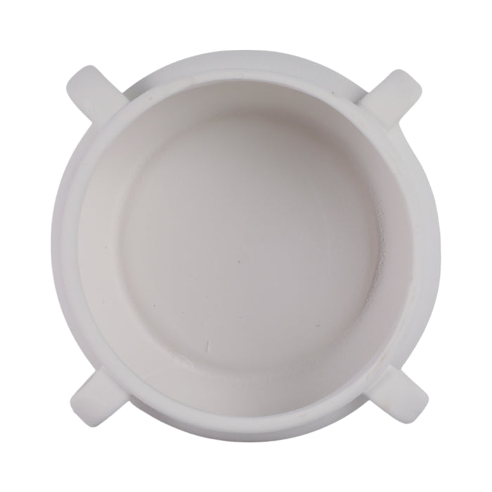 Bol texturé de 12 po avec poignées - blanc