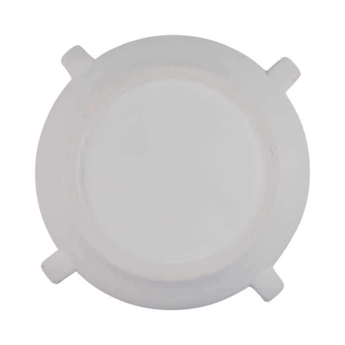 Bol texturé de 12 po avec poignées - blanc