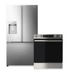  Ensemble de 2 électroménagers Hisense pour la cuisine - acier inoxydable - HI07KPK2