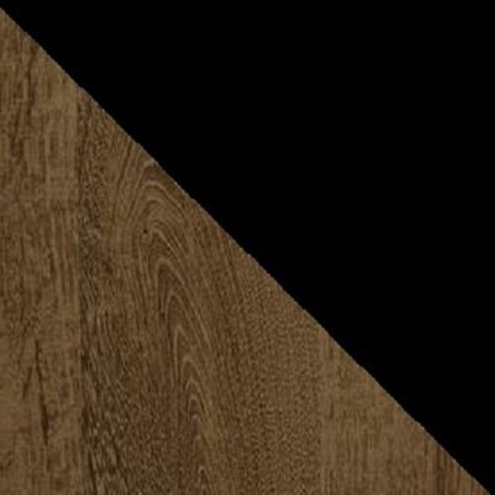 Meuble audio-vidéo mural flottant Vernon de Manhattan Comfort de 62,99 po - brun rustique et noir