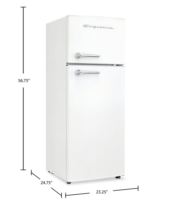 Réfrigérateur Frigidaire rétro de 7,5 pi3 et de 23,25 po - blanc - EFR786-WHITE 