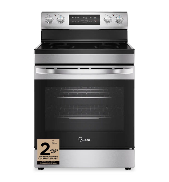 Cuisinière électrique amovible Midea de 6,3 pi3 avec friture à air - acier inoxydable - MER30A15ASTC