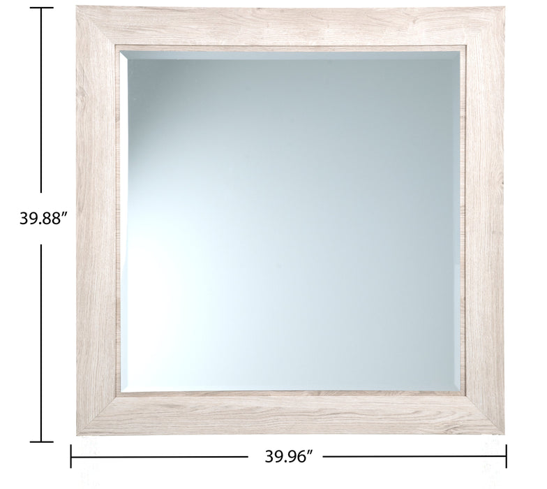 Miroir de commode de chambre à coucher Yorkdale, fabriqué au Canada - blanc