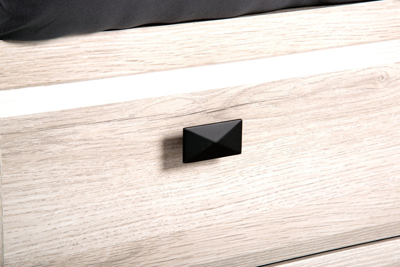 Table de nuit Yorkdale de 23,5 po (L) x 24,7 po (H) à 2 tiroirs, fabriquée au Canada - blanche