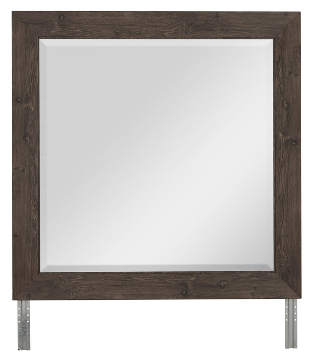 Miroir de commode de chambre à coucher Yorkdale, fabriqué au Canada - gris