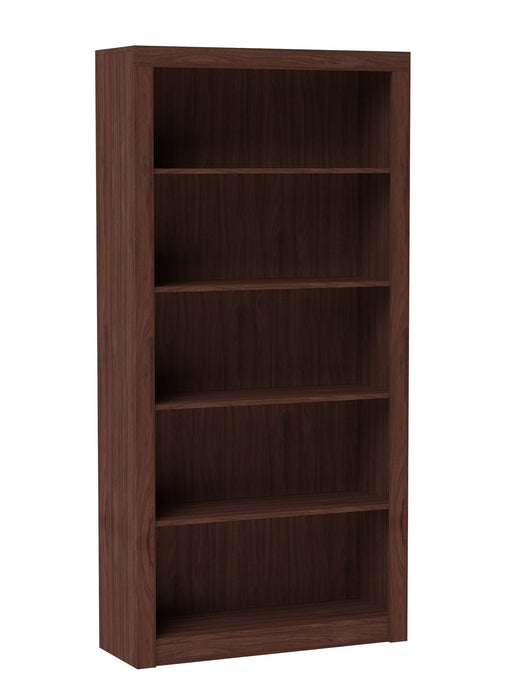 Bibliothèque classique Olinda de Manhattan Comfort avec 5 tablettes - brun noix