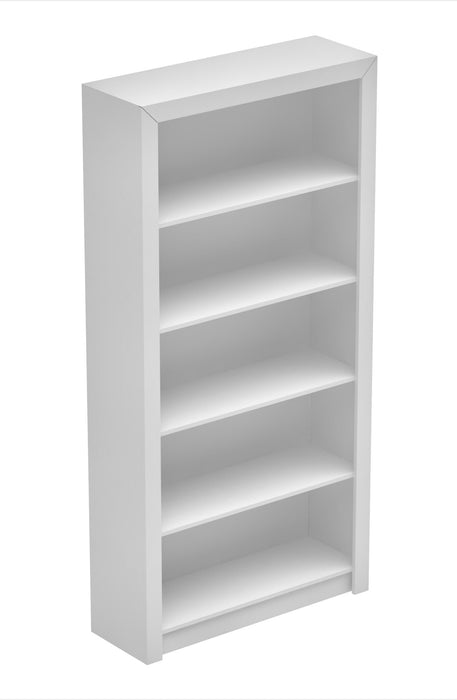 Bibliothèque classique Olinda de Manhattan Comfort avec 5 tablettes - blanche